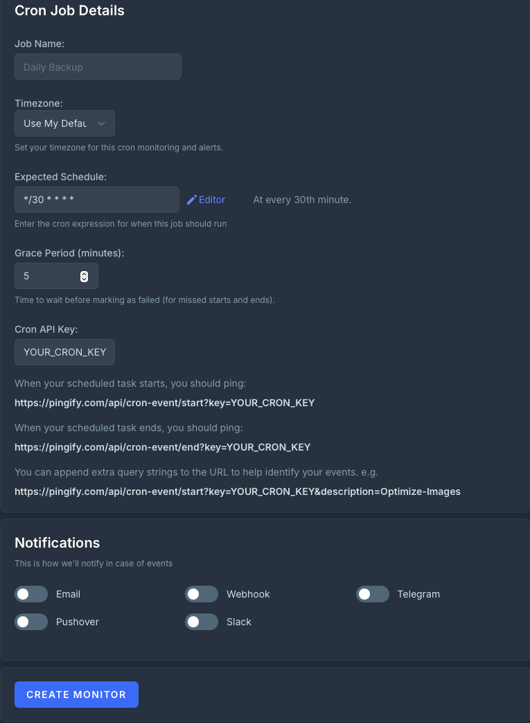 Cron Job Monitoring